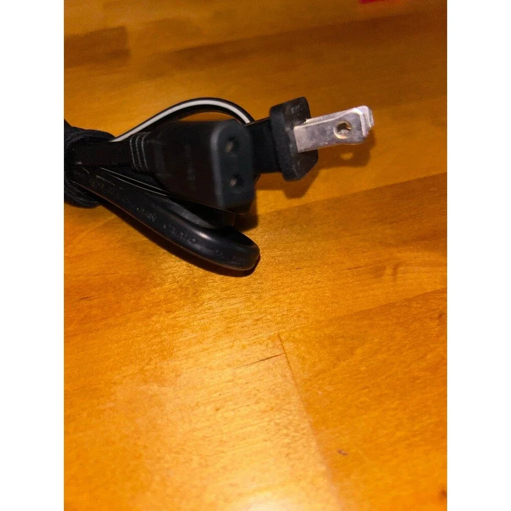 6 foot AC 2 prong power cord female end